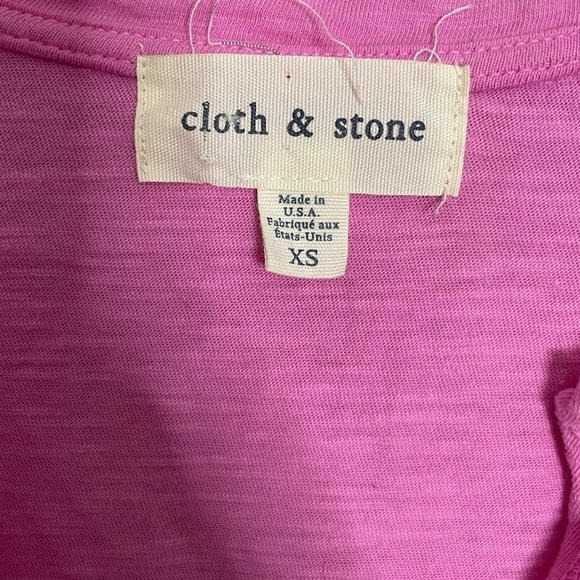 Anthropologie Cloth & Stone V Neck T Shirt Dress XS - Picture 7 of 7